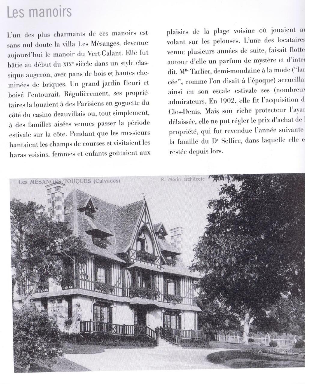 Le Manoir Du Vert Galant Deauville Exterior foto